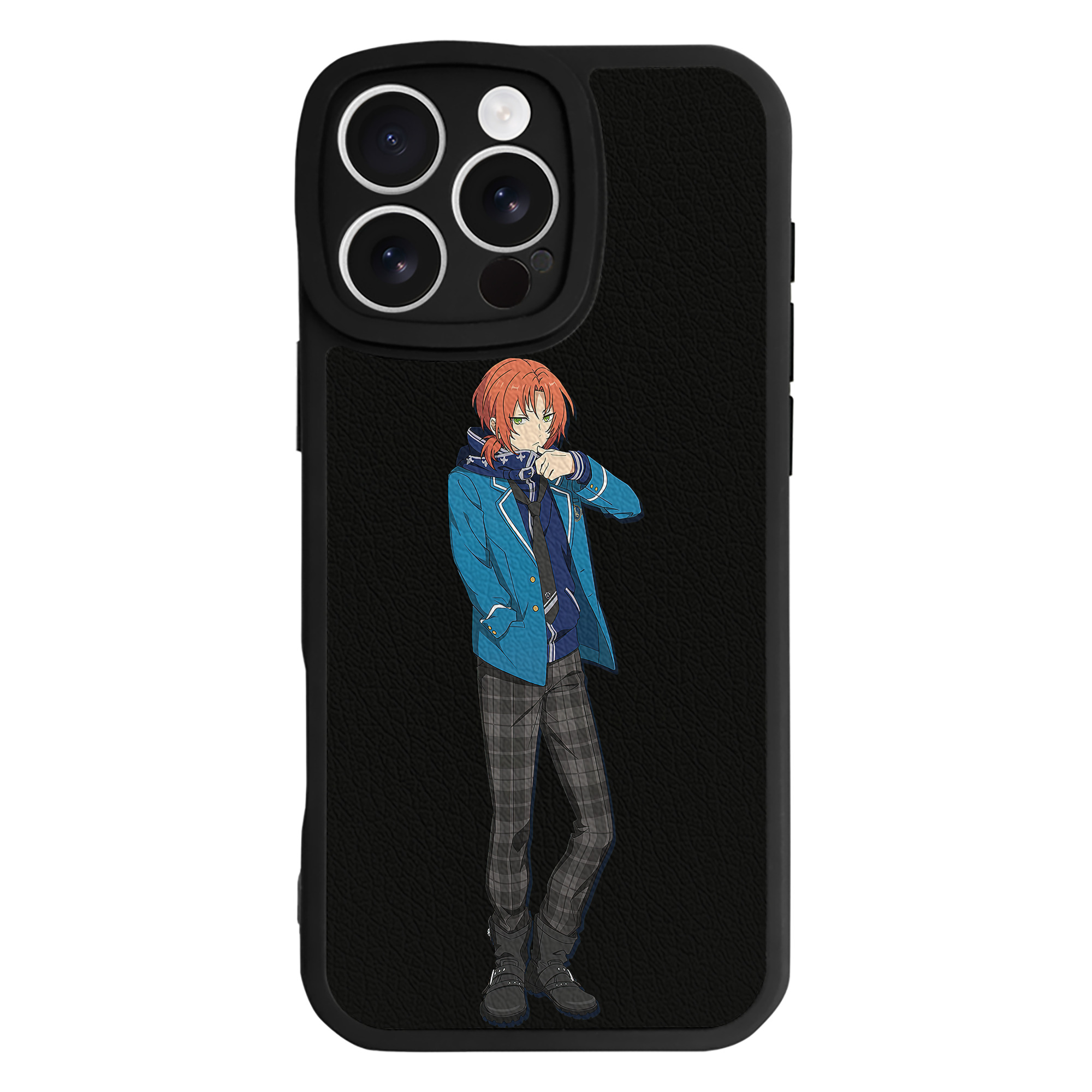 （画像用） あんさんぶるスターズ! Ensemble Stars 【iPhone 16シリーズ対応】シリコンスマホケース（レザー調） 材質：シリコン